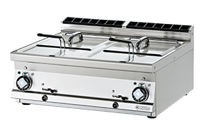 F2/13T-78ET - Fritéza el. dvojitá 0,92 kW/l, 13+13 l bez pod. 400 V